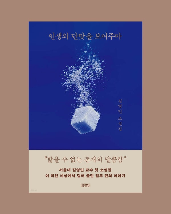 [한국 소설] 김영민-인생의 단맛을 보여주마, 김영사 출판