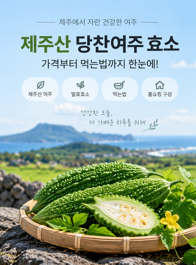 제주산 당찬여주 효소 가격 얼마?｜발효효소·먹는법·홈쇼핑 구성 총정리