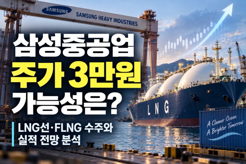 삼성중공업 주가 무조건 3만원 간다고..? 수주 실적부터 SMR·조선로봇까지 총정리