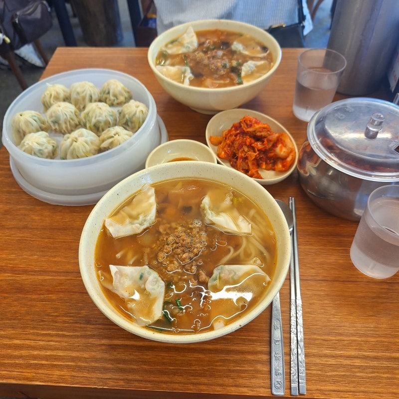 명동교자 본점 칼국수 만두 후기 주차정보