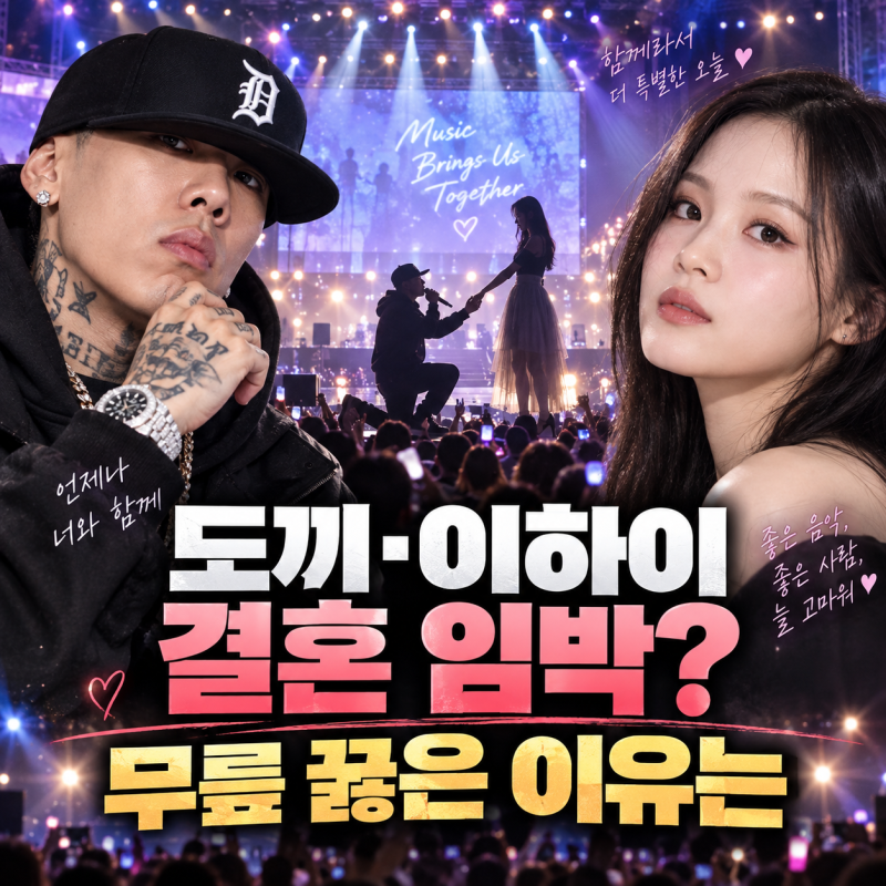 도끼 이하이 결혼 임박설 왜? 몽골 무대서 무릎 꿇고 세레나데한 이유