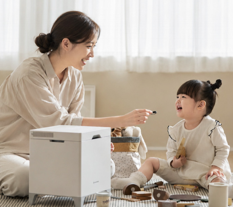 케어팟 가습기 사용시간은? 아이 방에서 사용해 본다면