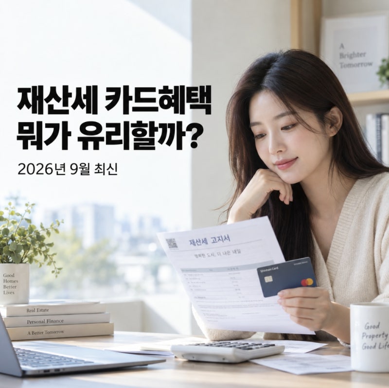 똑똑한 재산세 카드납부 방법! 카드사별 캐시백 혜택직접 비교!