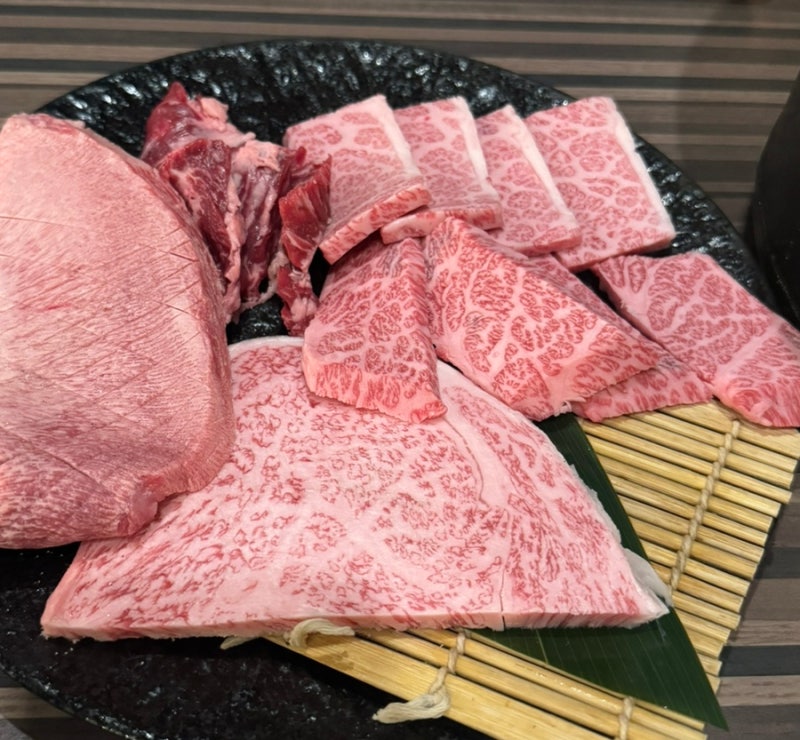 오사카 도톤보리 야키니쿠 무한리필 리키마루 90분 와규코스