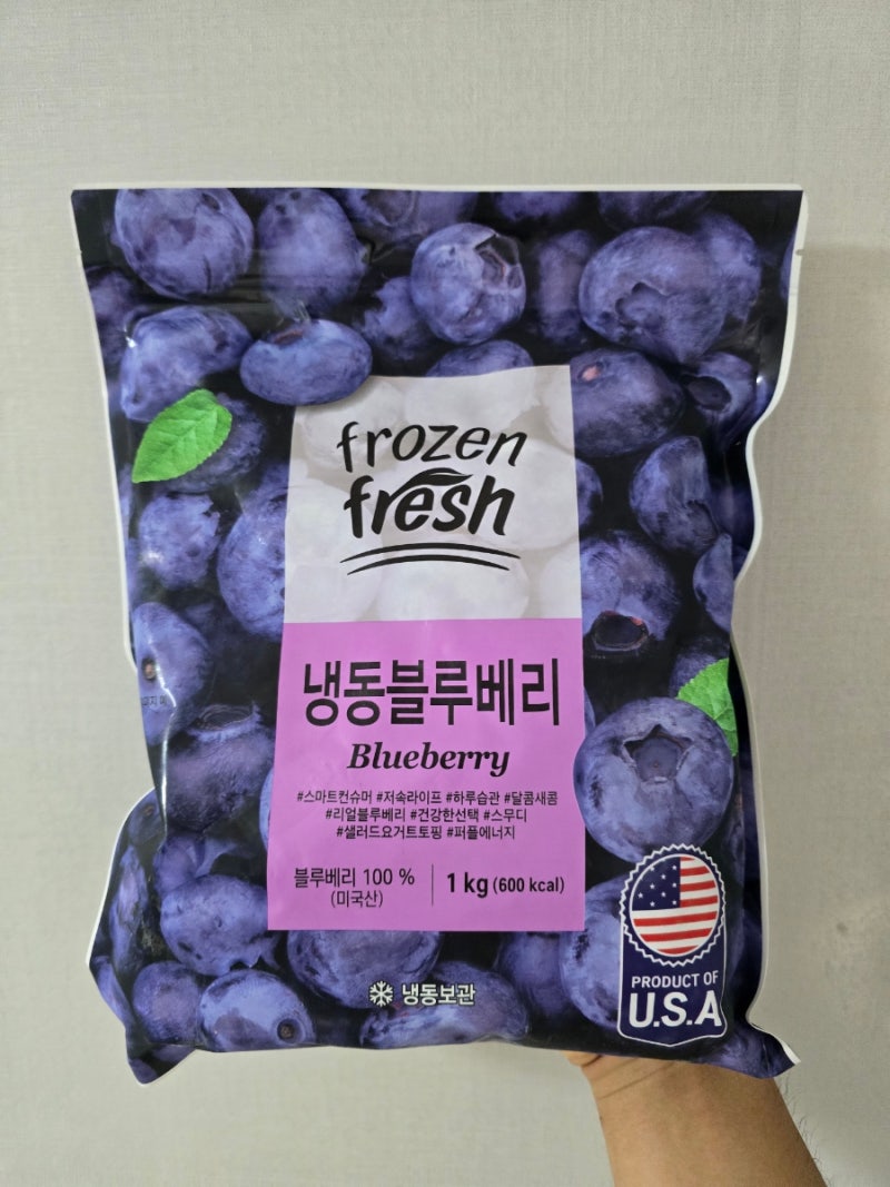 [노브랜드 추천] 가성비 갑 1kg 미국산 냉동 블루베리 단돈 만원 솔직 후기! (효능/영양성분/섭....