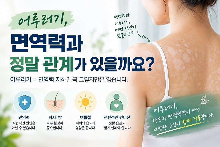 어루러기와 면역력, 정말 관계가 있을까요?