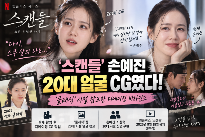 ‘스캔들’ 손예진 20대 얼굴 CG였다? ‘클래식’ 시절 참고한 디에이징 비밀