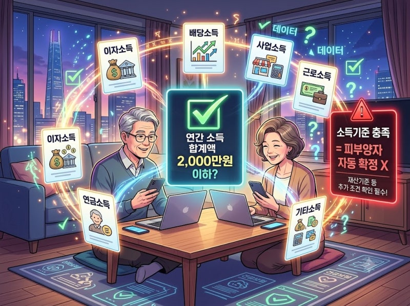 건강보험 피부양자 자격상실, 소득·재산 기준 7가지