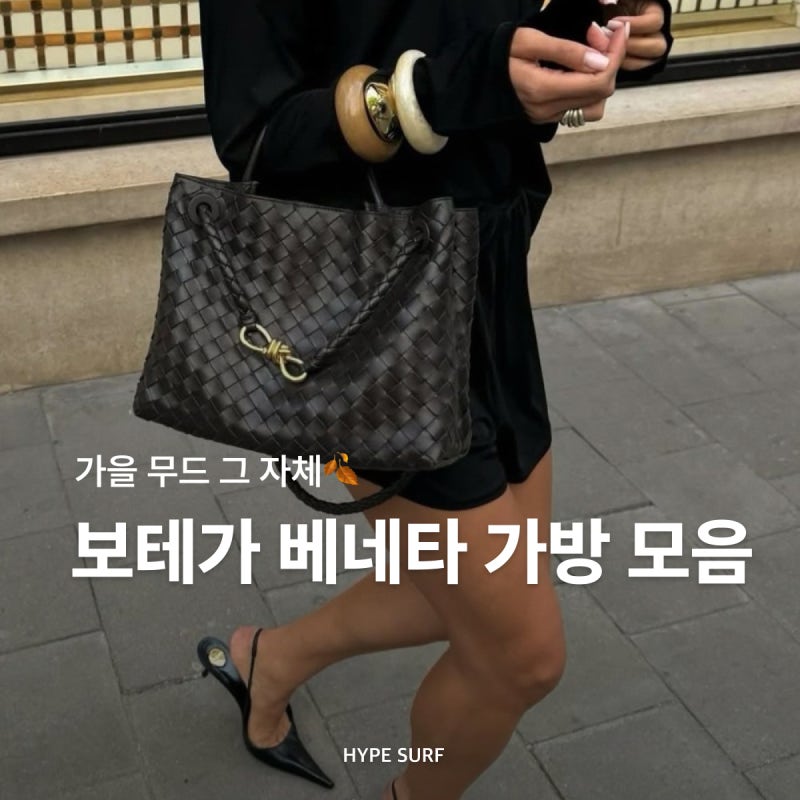 가을 무드 그 자체 보테가 베네타 가방 모음 | 여성 명품백 추천, 안디아모, 버킷백, 카세트백....