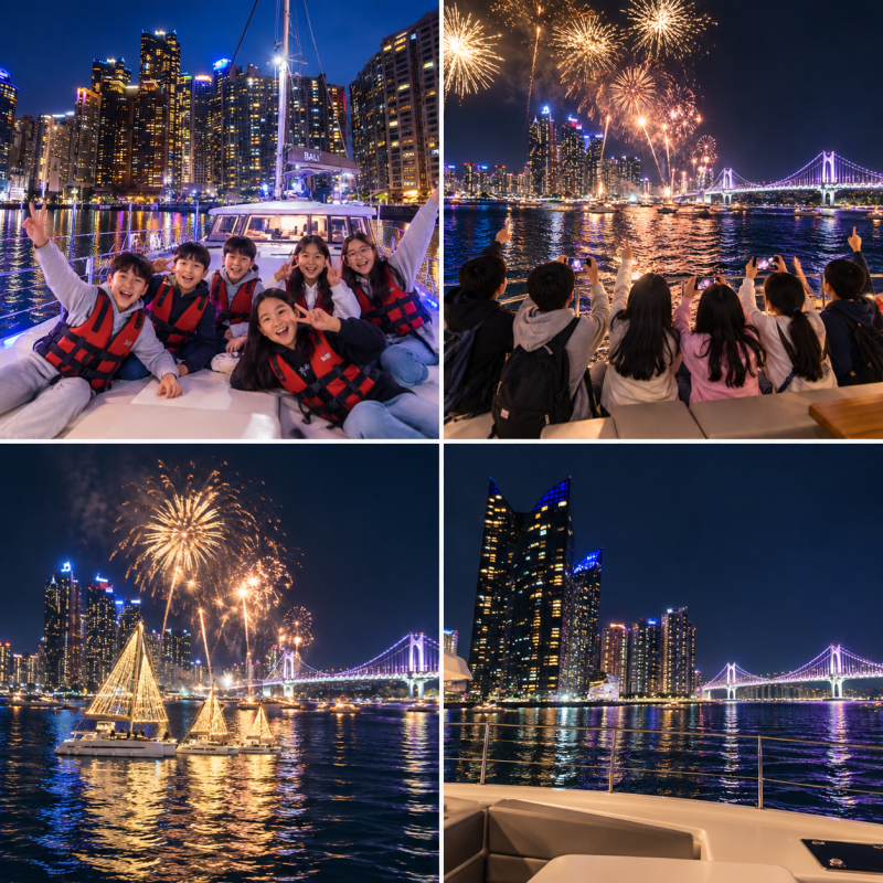 Busan Elementary School Field Trip: 1 Night, 2 Days Recommended Course | National Busan Science Museum, Lotte World, Yacht Tour, Beach Train