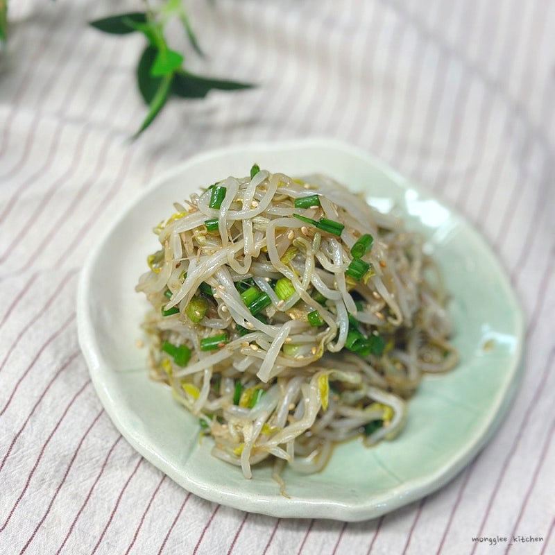 숙주 나물 무침 레시피 오래 아삭한 숙주나물 만드는 법