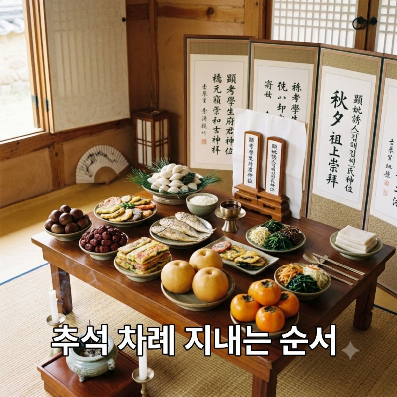 [추석 차례 지내는 순서] 헷갈리는 차례상 차림부터 지방 쓰는 법까지 완벽 정리