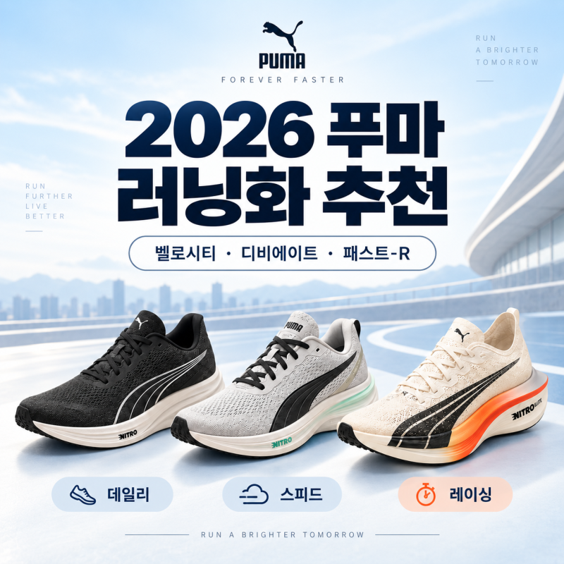 2026 푸마 러닝화 추천｜벨로시티·디비에이트·패스트알 선택법