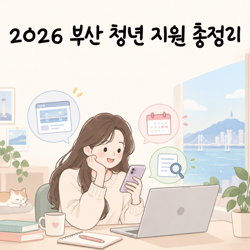 2026 부산 청년 지원 총정리, 월세부터 취업·통장·문화혜택까지