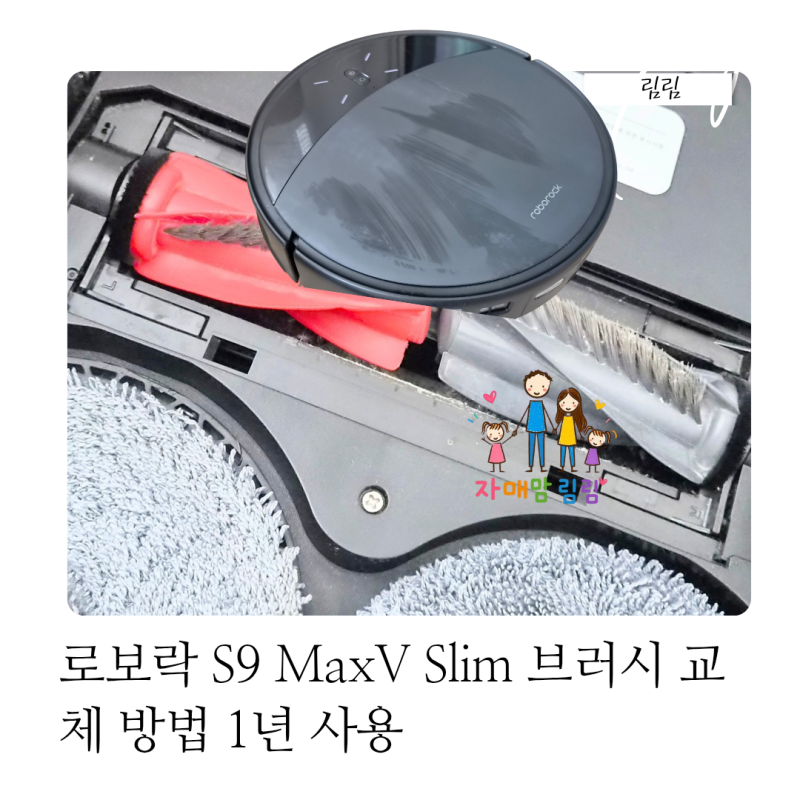 로보락 S9 MaxV Slim 브러시 교체 방법 1년 사용 후 직접 교체해봤어요