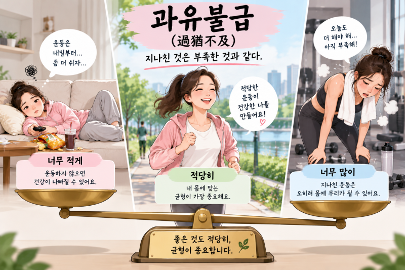과유불급 과유불급 뜻 과유불급 한자 과유불급 반대 오늘의 사자성어