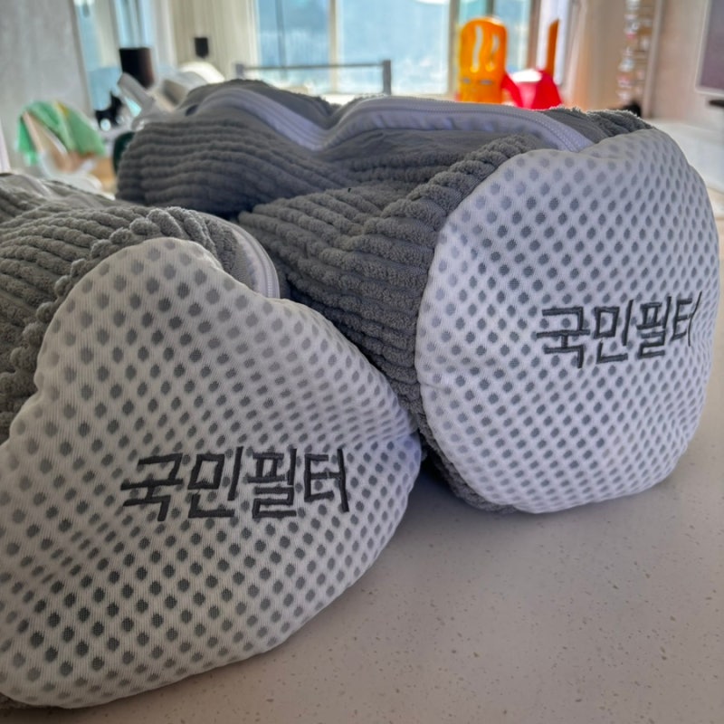 국민필터 신발 운동화 세탁망 특대형 내돈내산 후기｜모자부터 운동화까지 세탁해본 솔직리....
