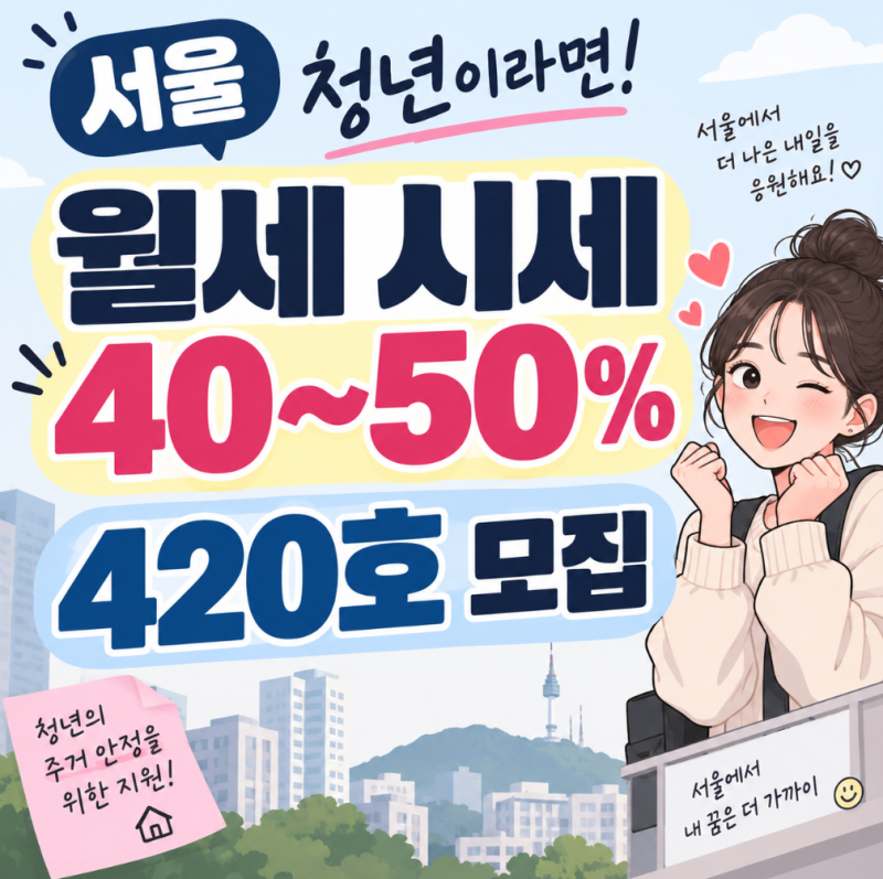 2026 서울 LH 청년 매입임대 420호 모집, 소득조건·신청기간 총정리