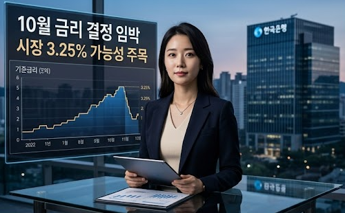 한국은행 10월 금리 또 올릴까?｜기준금리 3.25% 가능성에 시장이 주목하는 이유