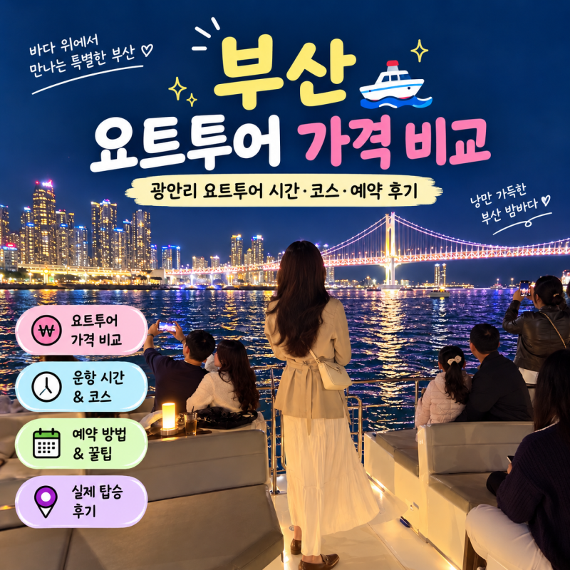 부산 요트투어 가격·시간·코스｜직접 타본 해운대 요트 후기