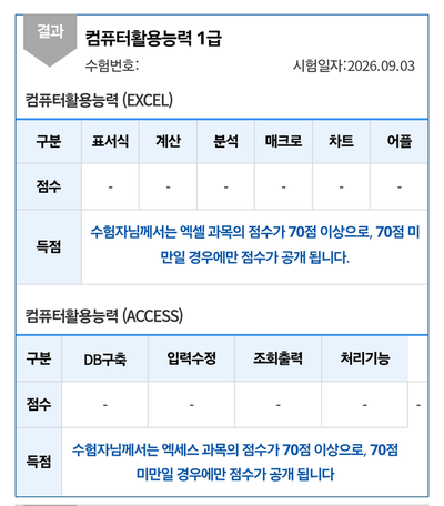 눈물의 1N 컴활 1급 합격 후기 / 공부법 / 꿀팁