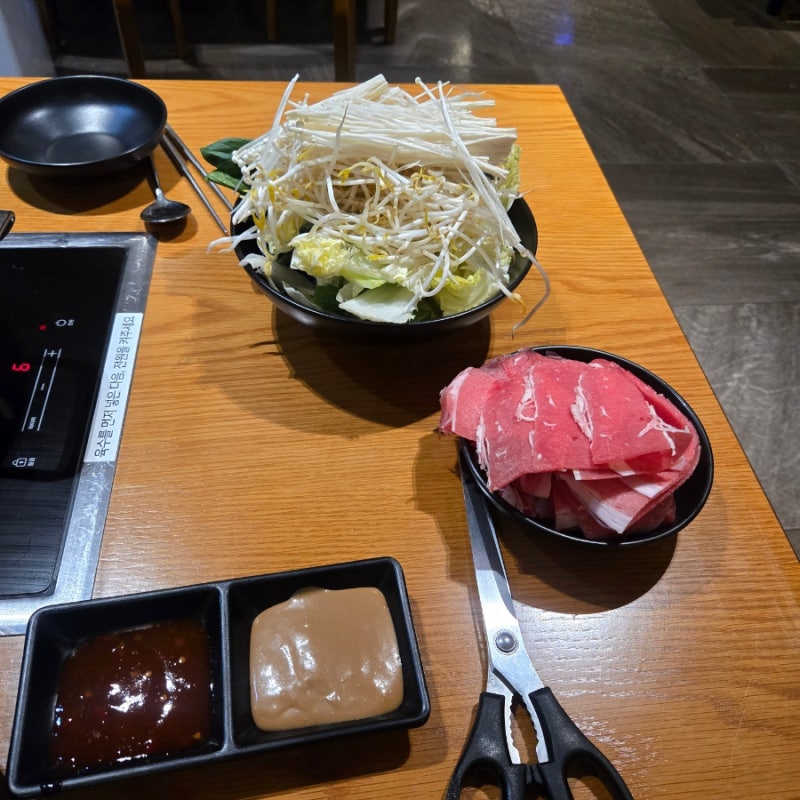 광주 NC백화점 맛집 로운 샤브샤브, 셀프바가 정말 다양해요!