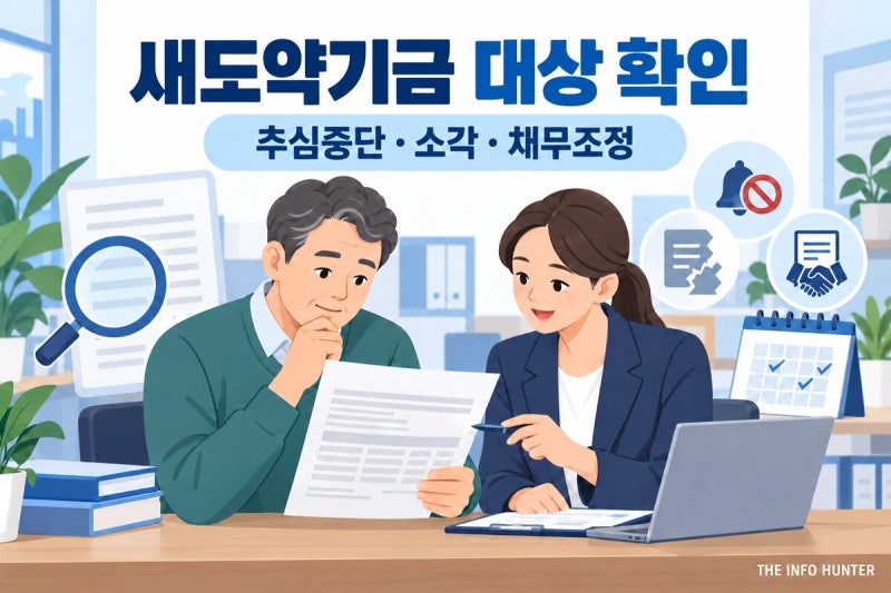 오래된 빚이면 정말 없어질까? 새도약기금 대상부터 확인하세요