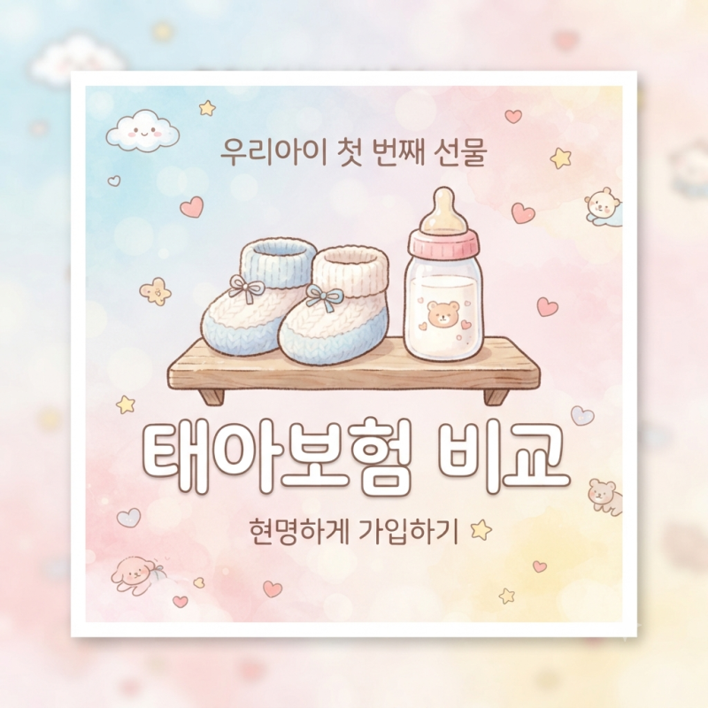 [임신일기]머리 아픈 태아보험 비교, 핵심만 싹 다 정리해드려요! ✨