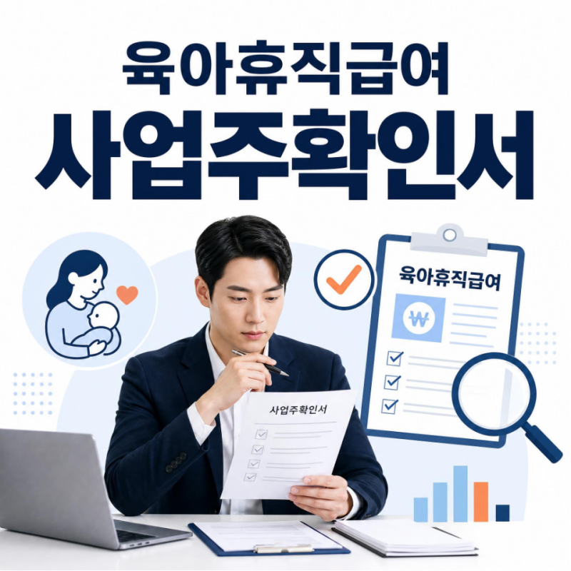 육아휴직급여 허위신청, 사업주확인서 발급 전 반드시 확인할 것