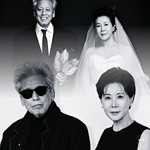 박정수 정을영 (프로필 나이), 웨딩화보 공개 "25년 사실혼, 결혼 안하는 이유?"