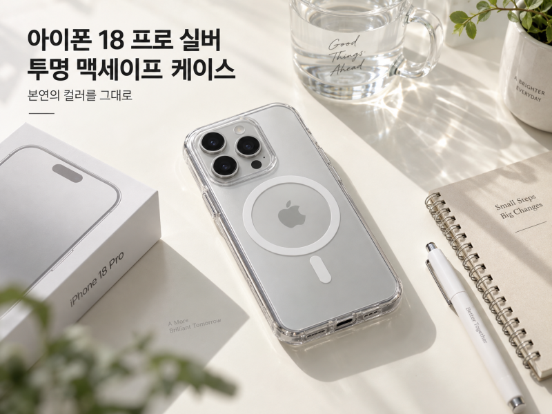 아이폰 18 프로 실버 케이스 뭐가 예쁠까? 인기 디자인 직접 골라봤습니다