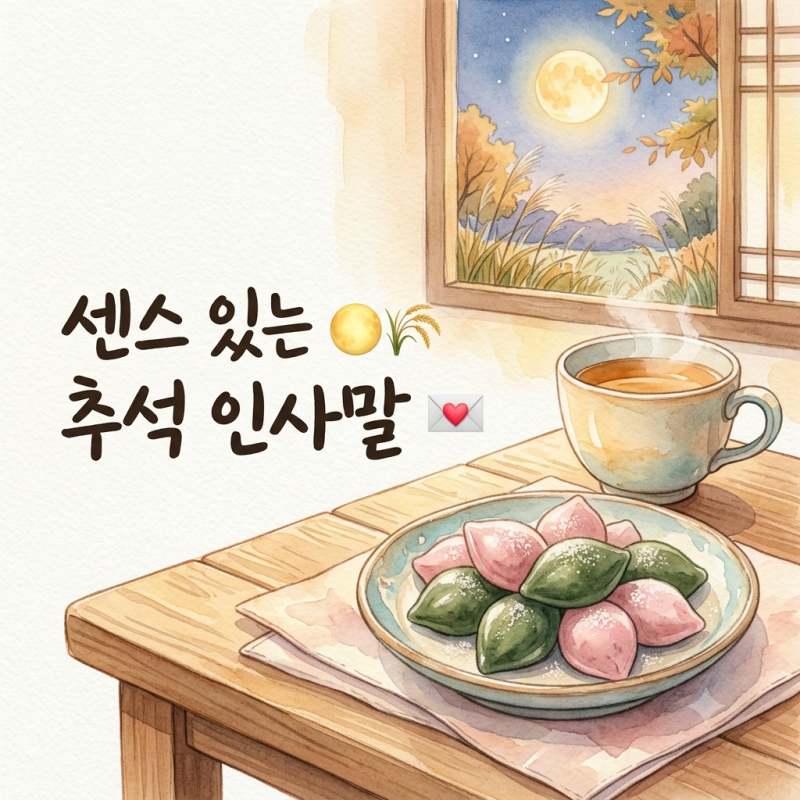 추석 인사말, 센스 있는 문구부터 따뜻한 명절 인사까지 정리