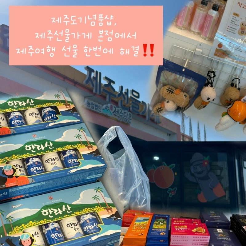 [Jeju] Seongsan Souvenir Shop, Jeju Gift Shop Main Branch: Your One-Stop Solution for Jeju Travel Gifts!