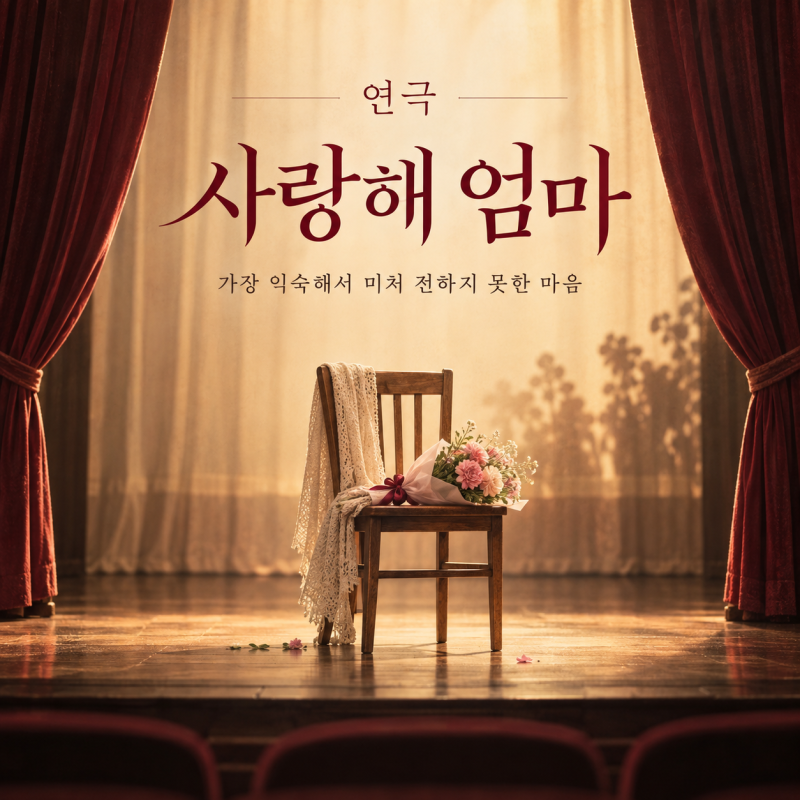 연극 〈사랑해 엄마〉, 웃다가 결국 엄마가 생각나는 가족극