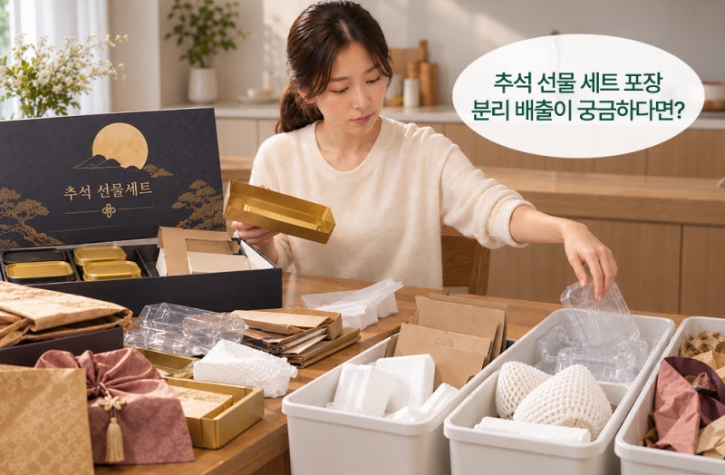 [추석선물 분리배출] 방법 총정리! 보자기, 아이스팩, 과일 완충재 올바르게 버리는 법