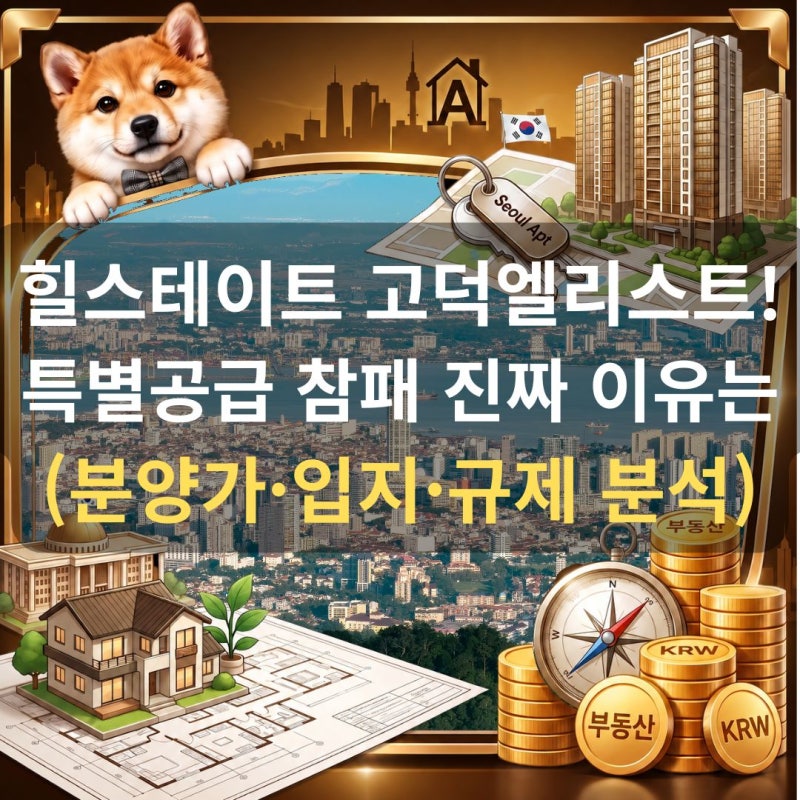 힐스테이트 고덕엘리스트 특공 참패… 진짜 이유는?
