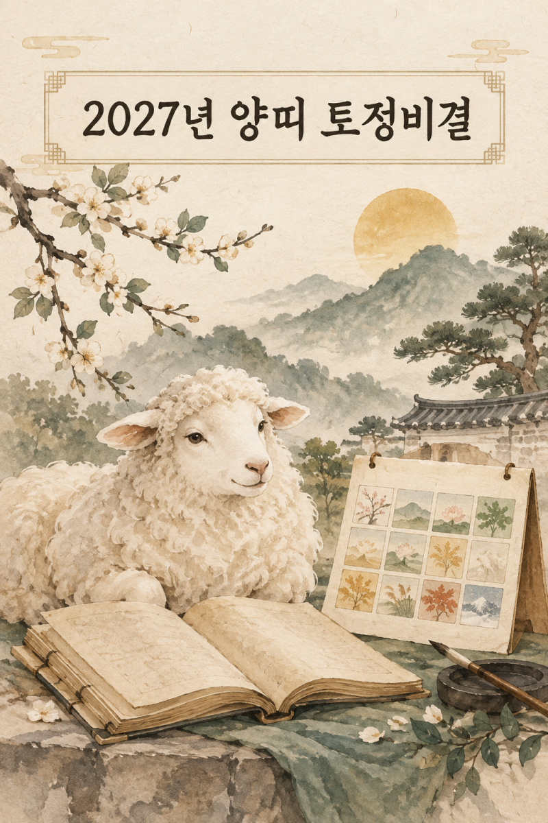 올해는 내 몫을 지킬 수 있을까?｜양띠 신년운세·토정비결｜2027년