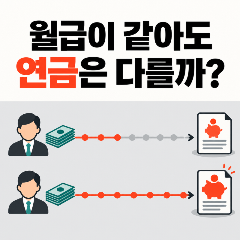 "연봉 6000만원이면 노후연금은 얼마?" 월 500만원 가정에서 먼저 볼 숫자