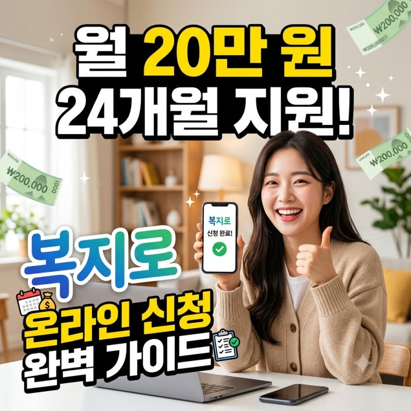 2026년 청년월세 특별지원 2차 완벽 정리: 보증금·월세 기준 폐지 (복지로 신청 방법)