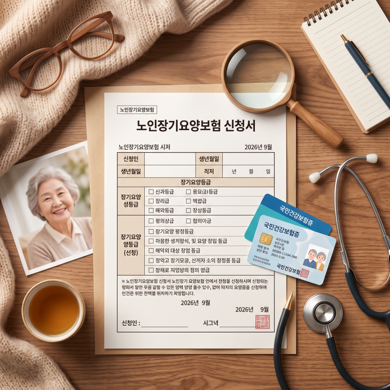 2026 노인장기요양보험 1~5등급 신청 자격과 간병비 지원금 완벽 정리