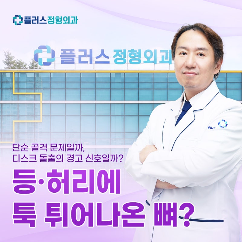 송도 허리디스크, 척추뼈튀어나옴 디스크 돌출과 번호 정리