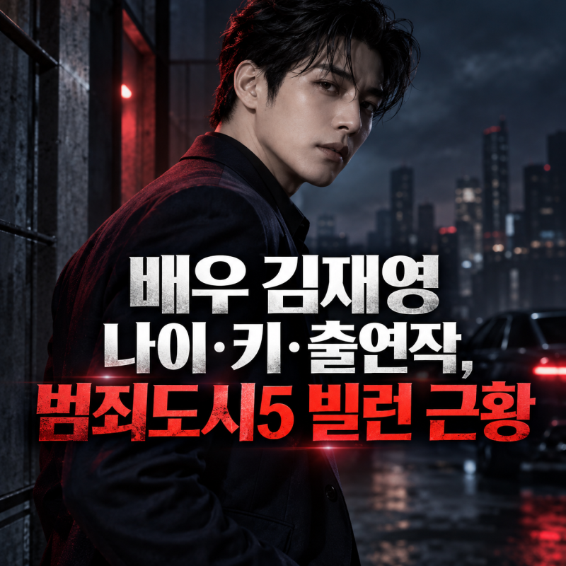 배우 김재영 나이·키·출연작, 범죄도시5 빌런 근황
