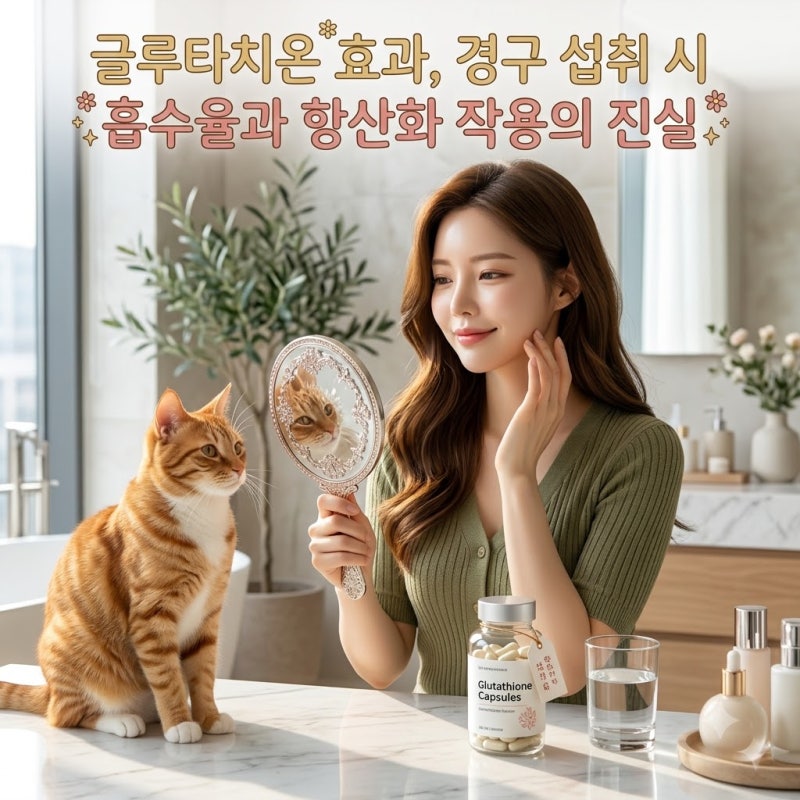 글루타치온 효과, 경구 섭취 시 흡수율과 항산화 작용의 진실