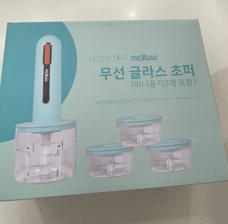 데코아르 멜로우 무선 글라스 초퍼 구매후기 살림템 추천