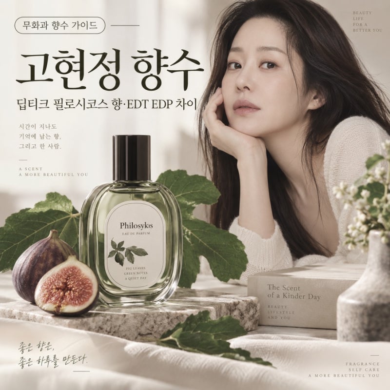 고현정 향수 뭐길래? 딥티크 필로시코스 향·EDT EDP 차이까지 정리