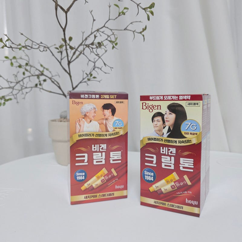 염색약 추천 남편 새치 고민에 사용해본 비겐크림톤 새치염색약