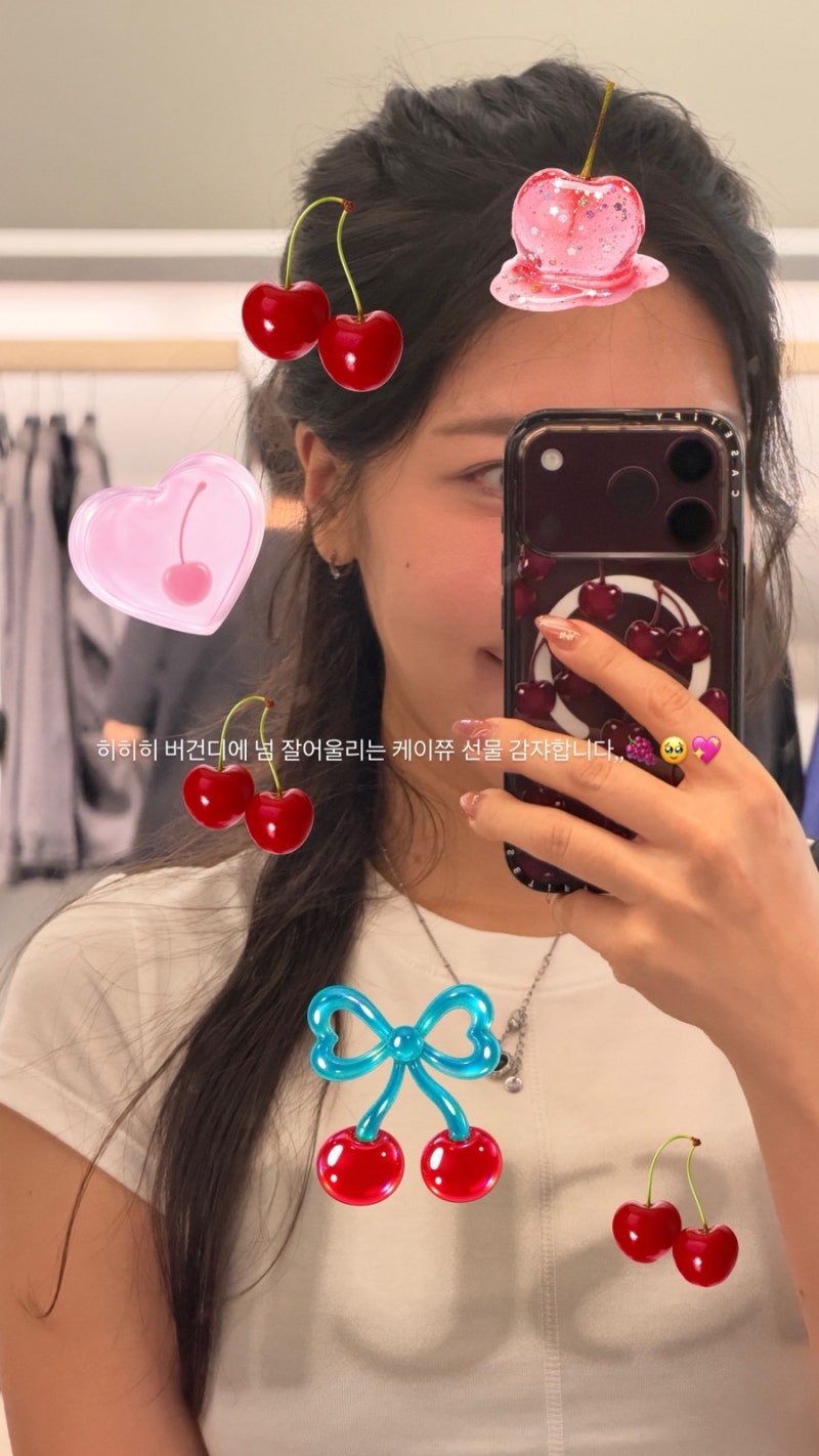 아이폰 18프로 버건디 케이스티파이 케이스 추천