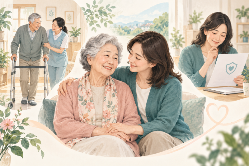 장기요양보험, 공적보험과 사적보험 혜택 차이