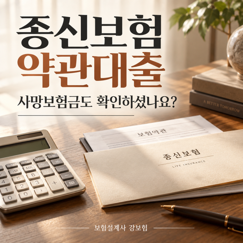 종신보험 약관대출, 사망보험금에서 얼마나 차감되는지 확인하셨나요?