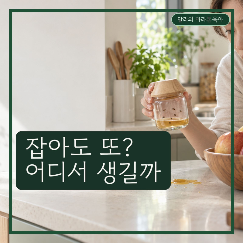 초파리없애는법, 트랩에 잡히는데 왜 또 생길까